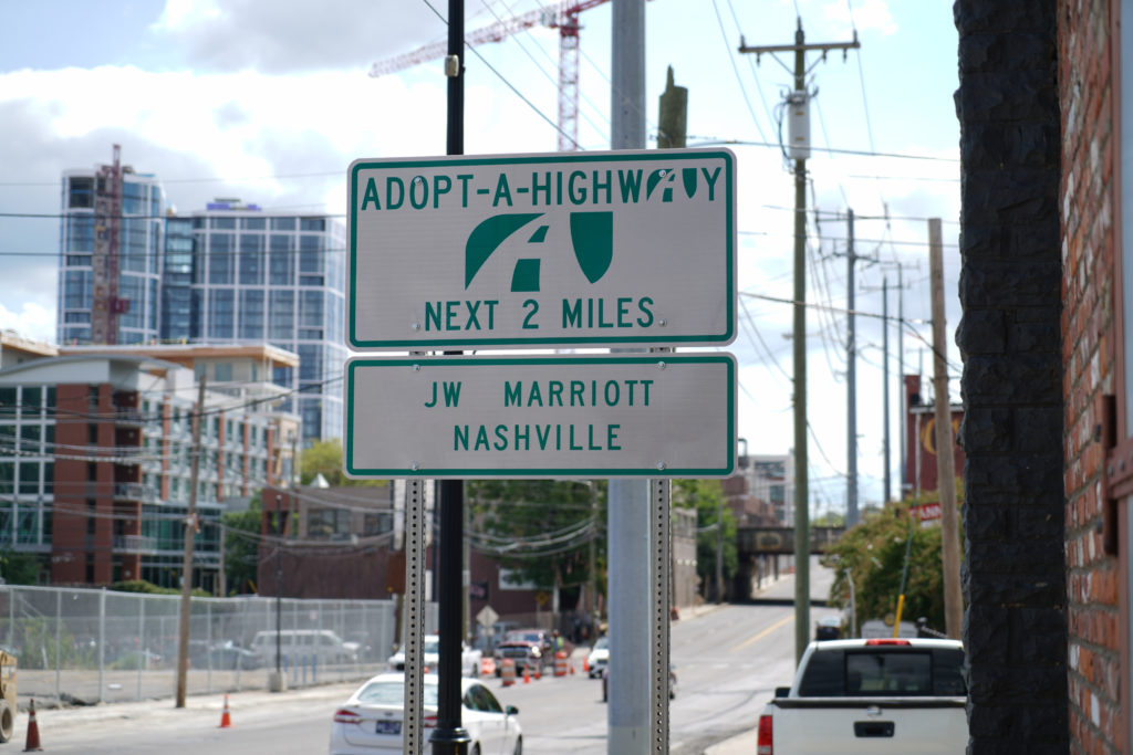 Adopt-A-Highway Sign